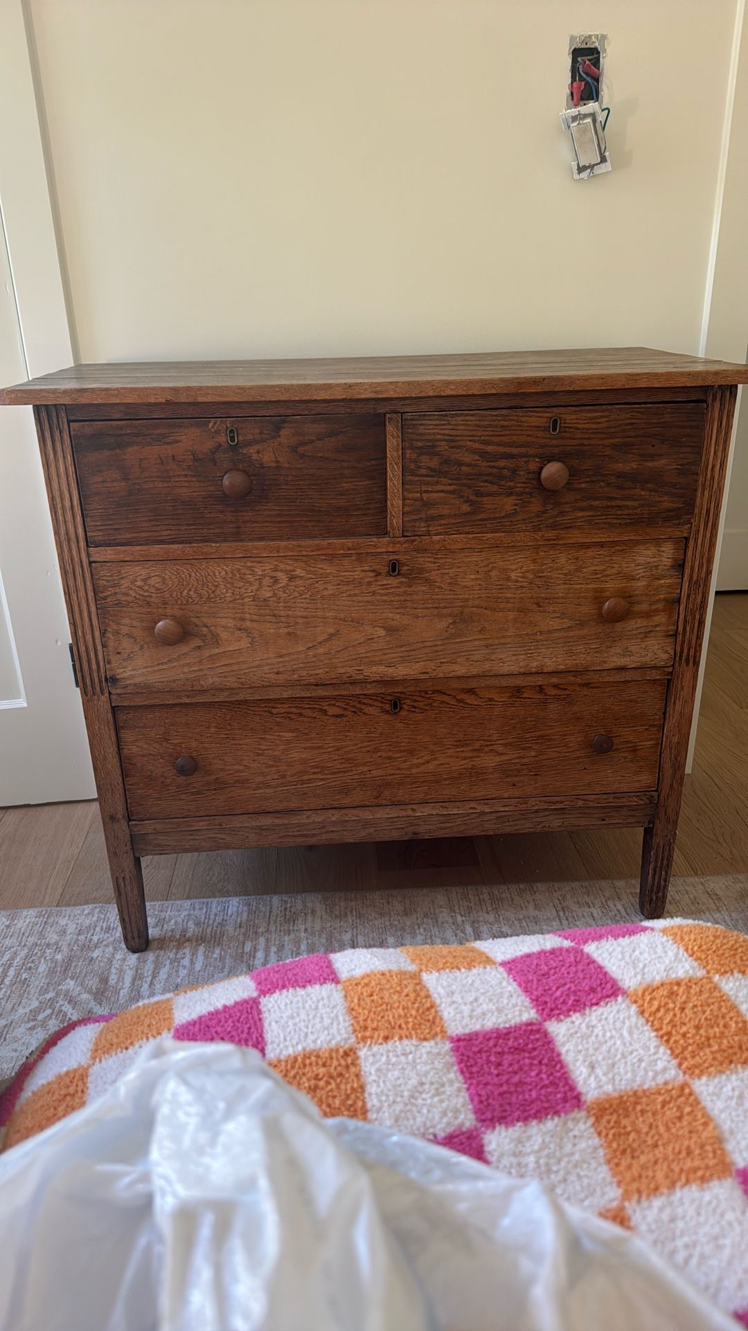 Antique Wood Dresser