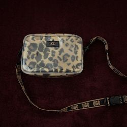 UGG Janey Clear Cheetah Print Bag 