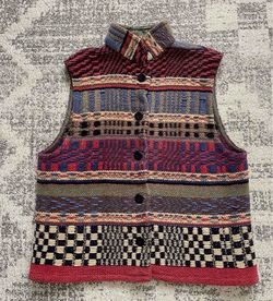 GRETEL UNDERWOOD SANTA FE Hand-woven Vest Size M