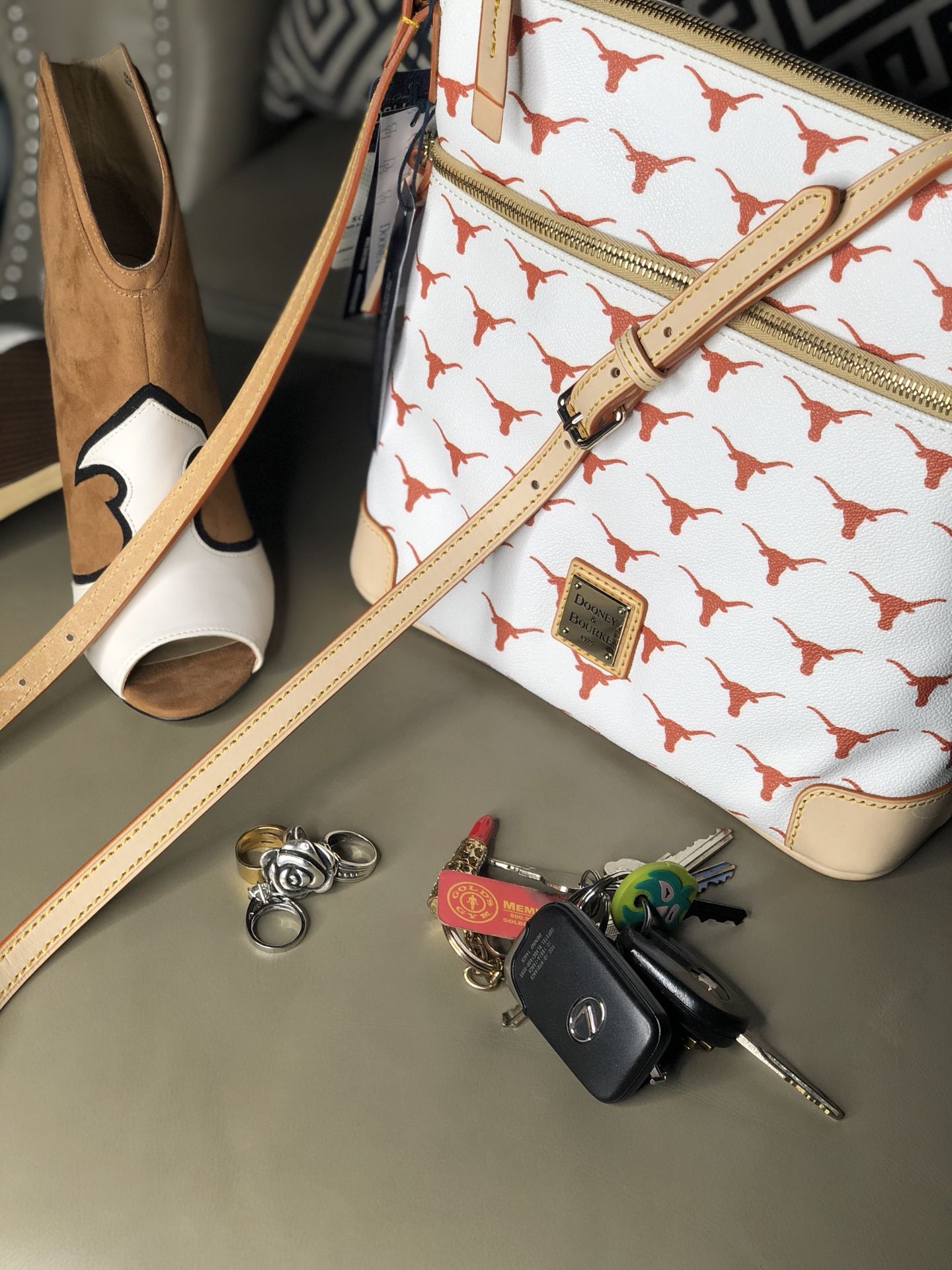 Dooney & Bourke Texas Longhorns Crossbody Purse