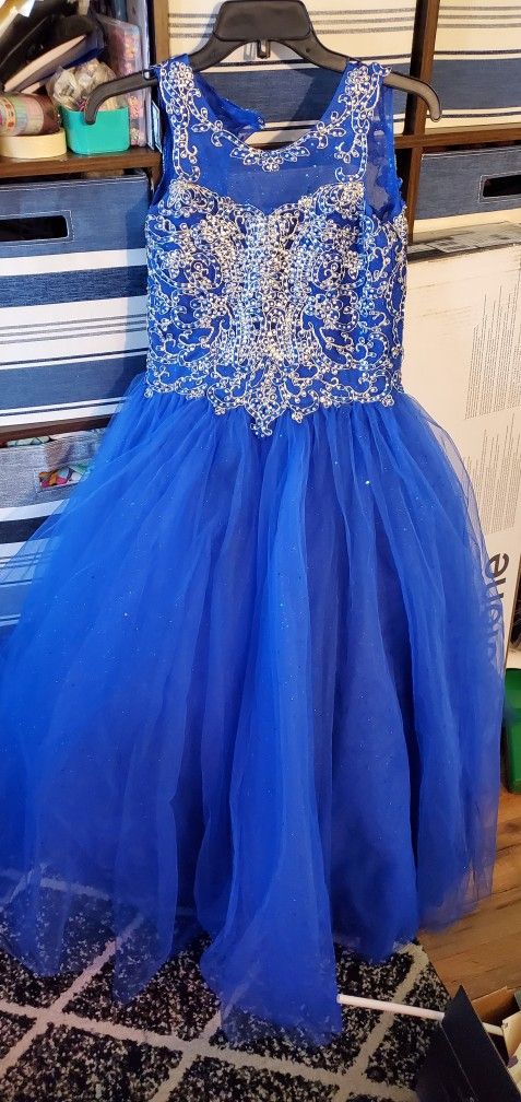 Blue Royal Dress