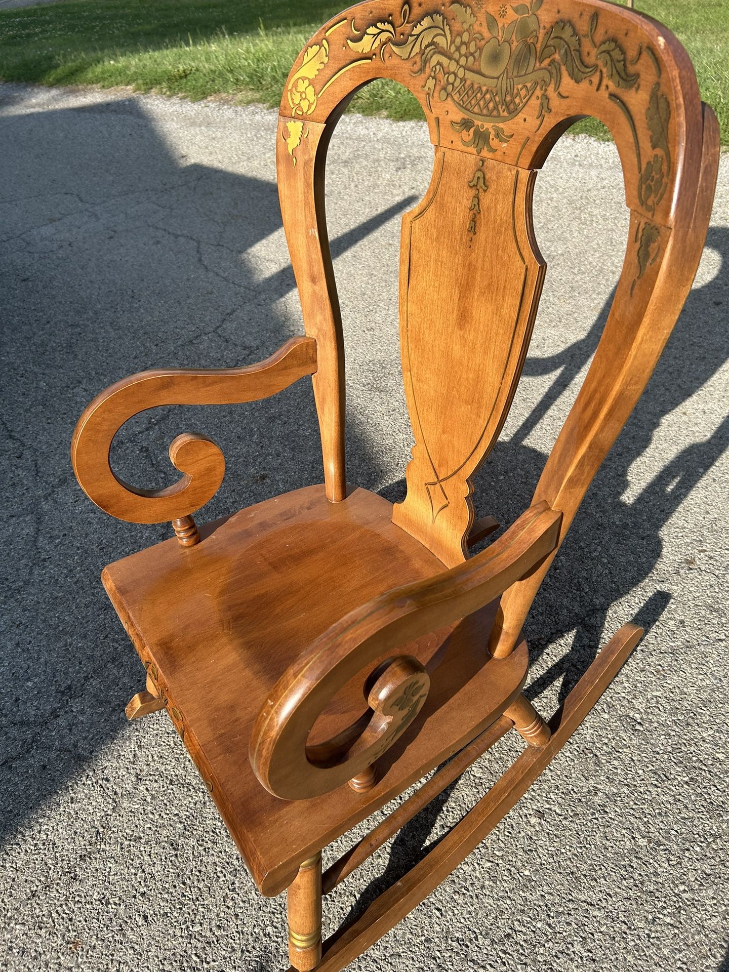 Kid’s Wooden Rocking Chair