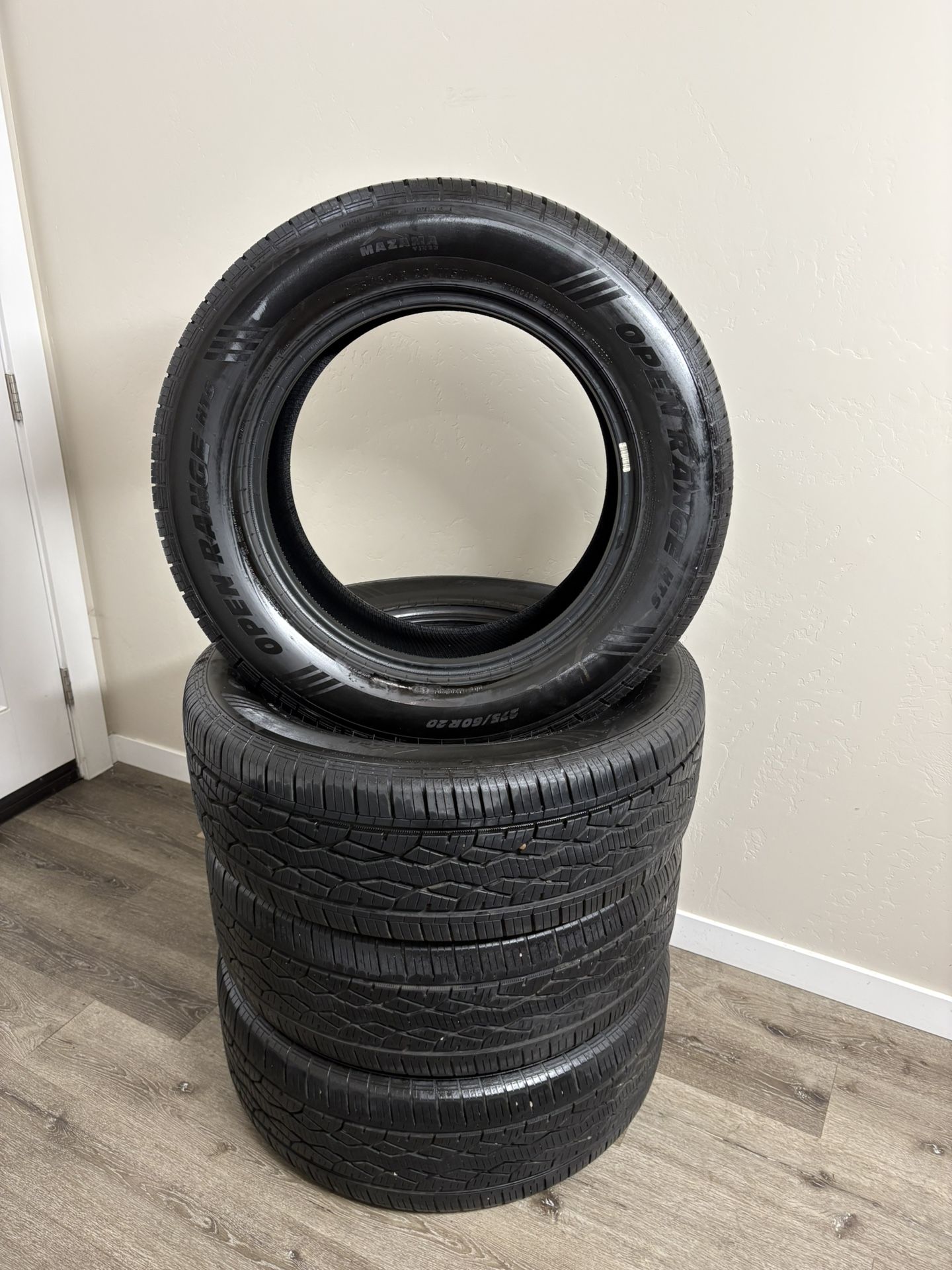 4 Mazama Open Range Tires