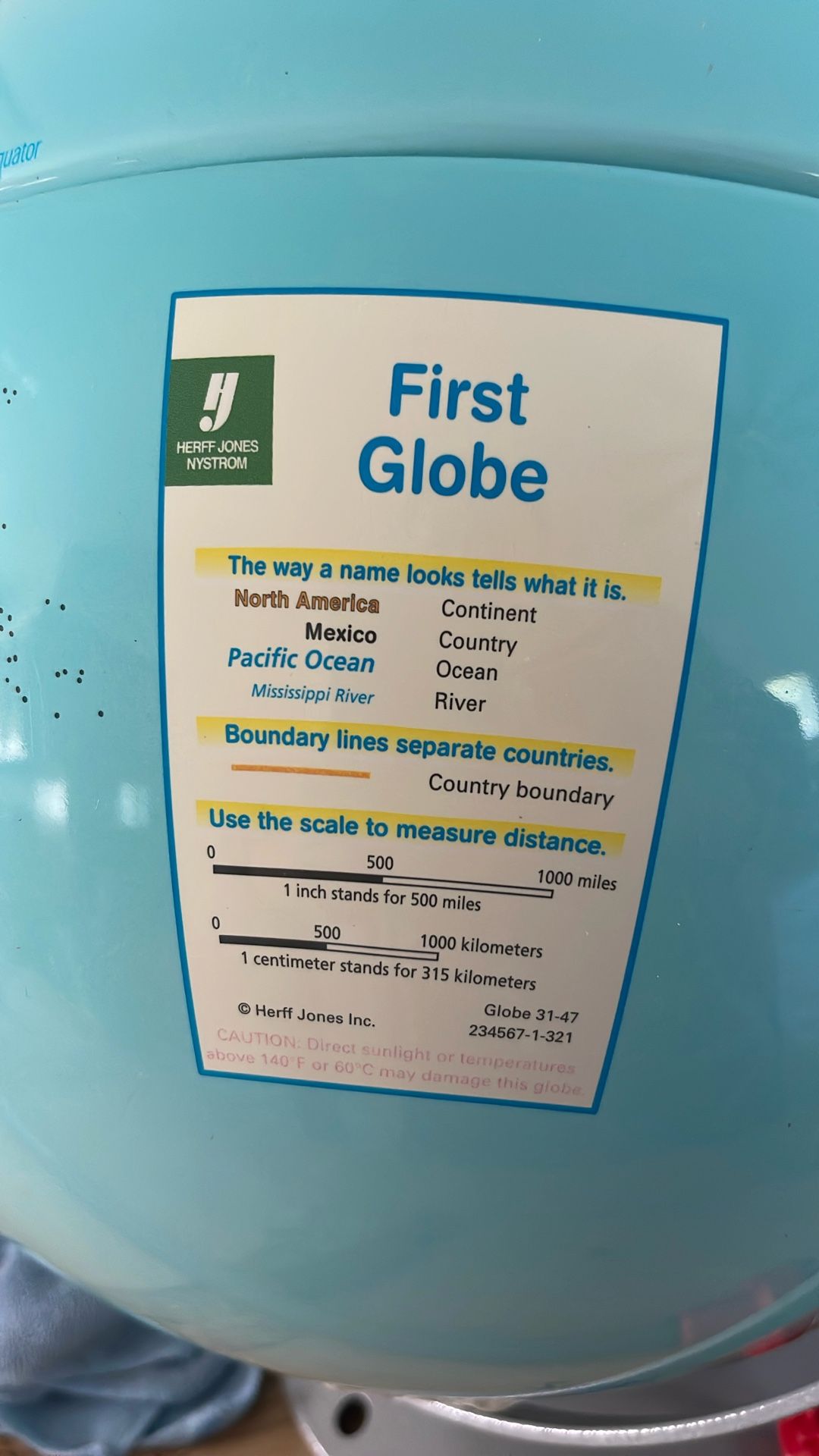 Herff Jones Bistros First globe