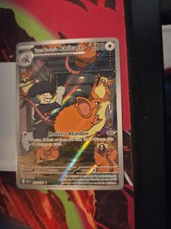 Pokemon Raticate 202 Destined Rivals Mint #1
