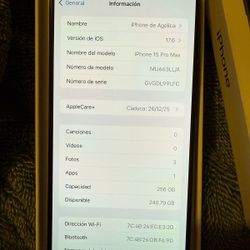 iPhone 15 Pro Max 256GB 