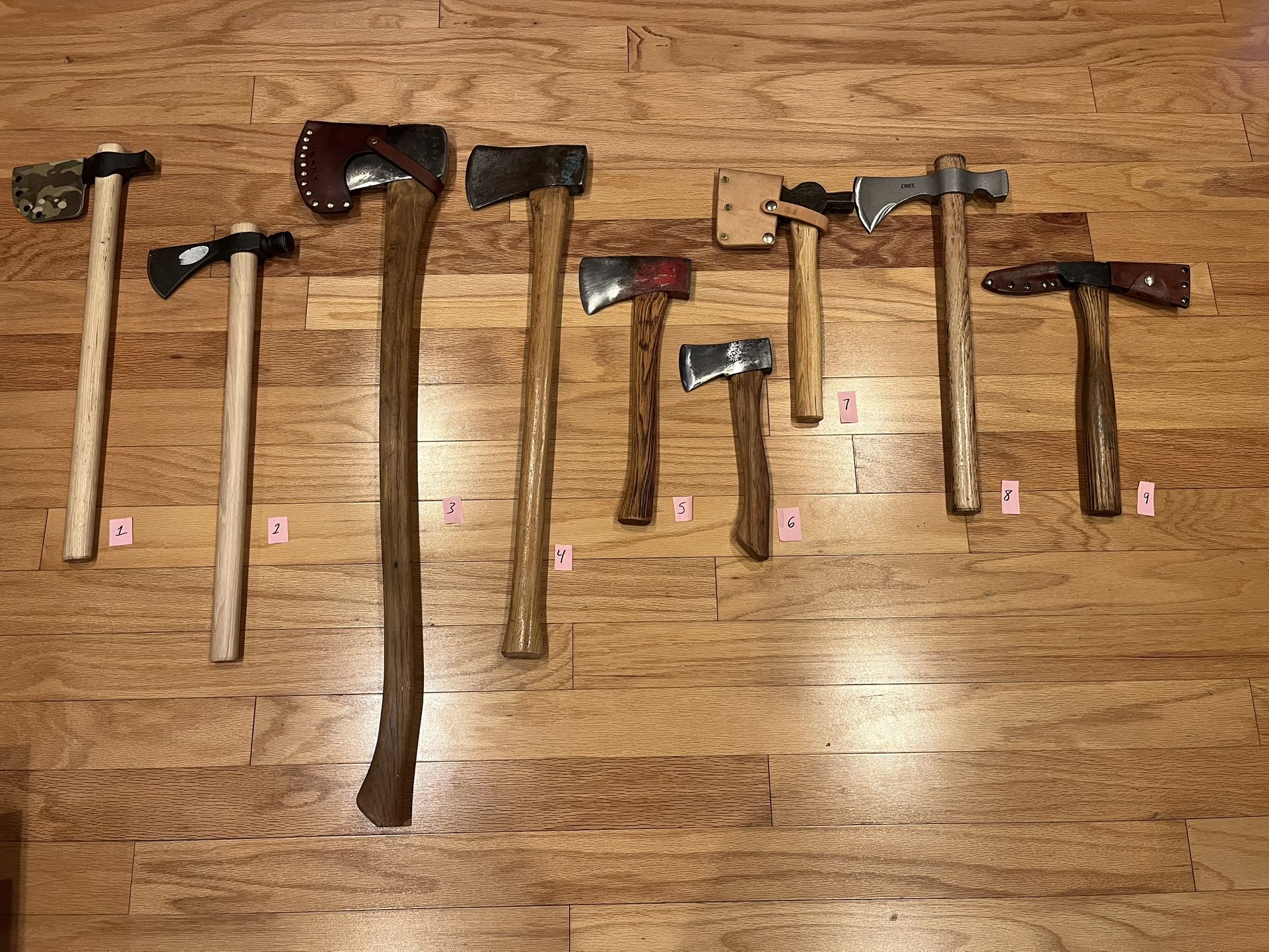 Axes (prices in Description)