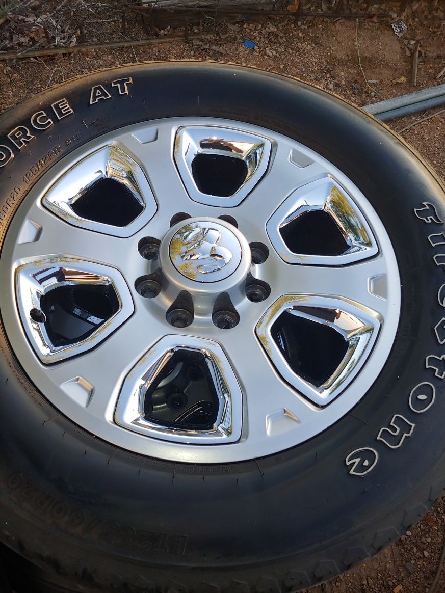 Ram 2500 wheels and tires 20" take offs for Sale in Cave Creek, AZ OfferUp