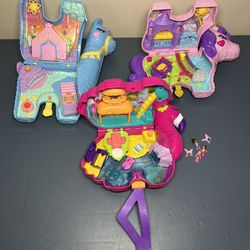 Polly Pocket Playsets & Dolls Lot