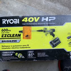 Ryobi 40v Ezclean Power Sprayer Tool Only No Battery No Charger New In Box 