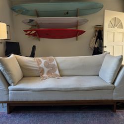 White Sofa — Mid Century Modern