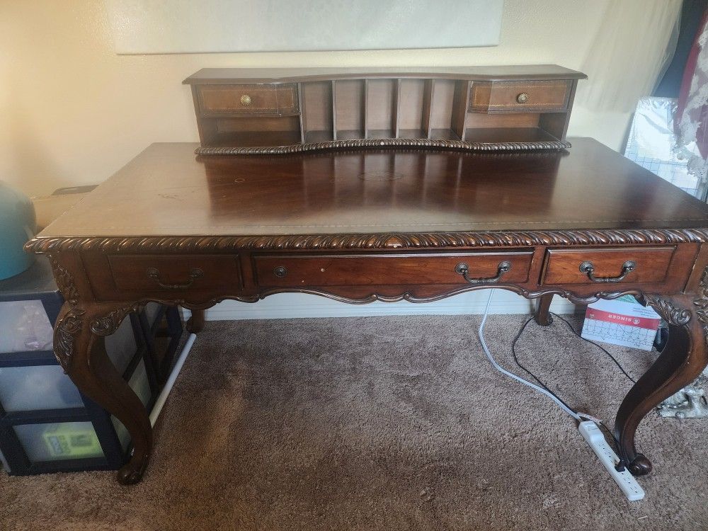 Antique Type Desk Solid Wood