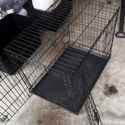 Foldable dog or cat cage 24x36x24 