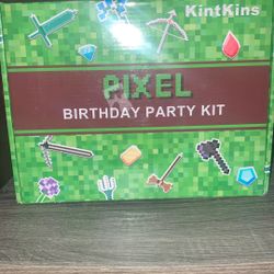 Minecraft birthday set