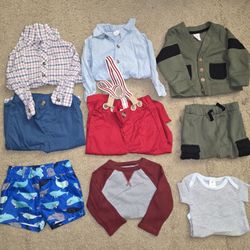 Baby Boy Clothes Size 3-12 Months Bundle of Clothes