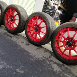 Wheel 15x8 4 Lugs 4x100 Sparco Rims 