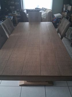 wood table