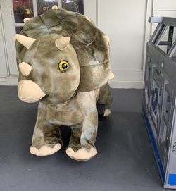 6 Volt Boys Jurassic World Triceratops Plush Ride On for Sale in Port Saint John FL OfferUp