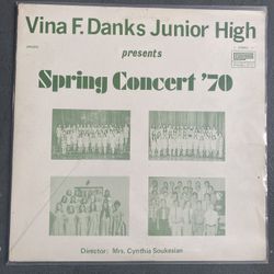 Vina F. Danks Junior High Spring Concert ‘70 LP