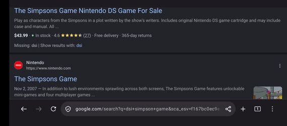 The simpsons. For dsi