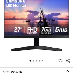 Samsung 27-in LED Computer Gaming Monitor with Borderless Design
