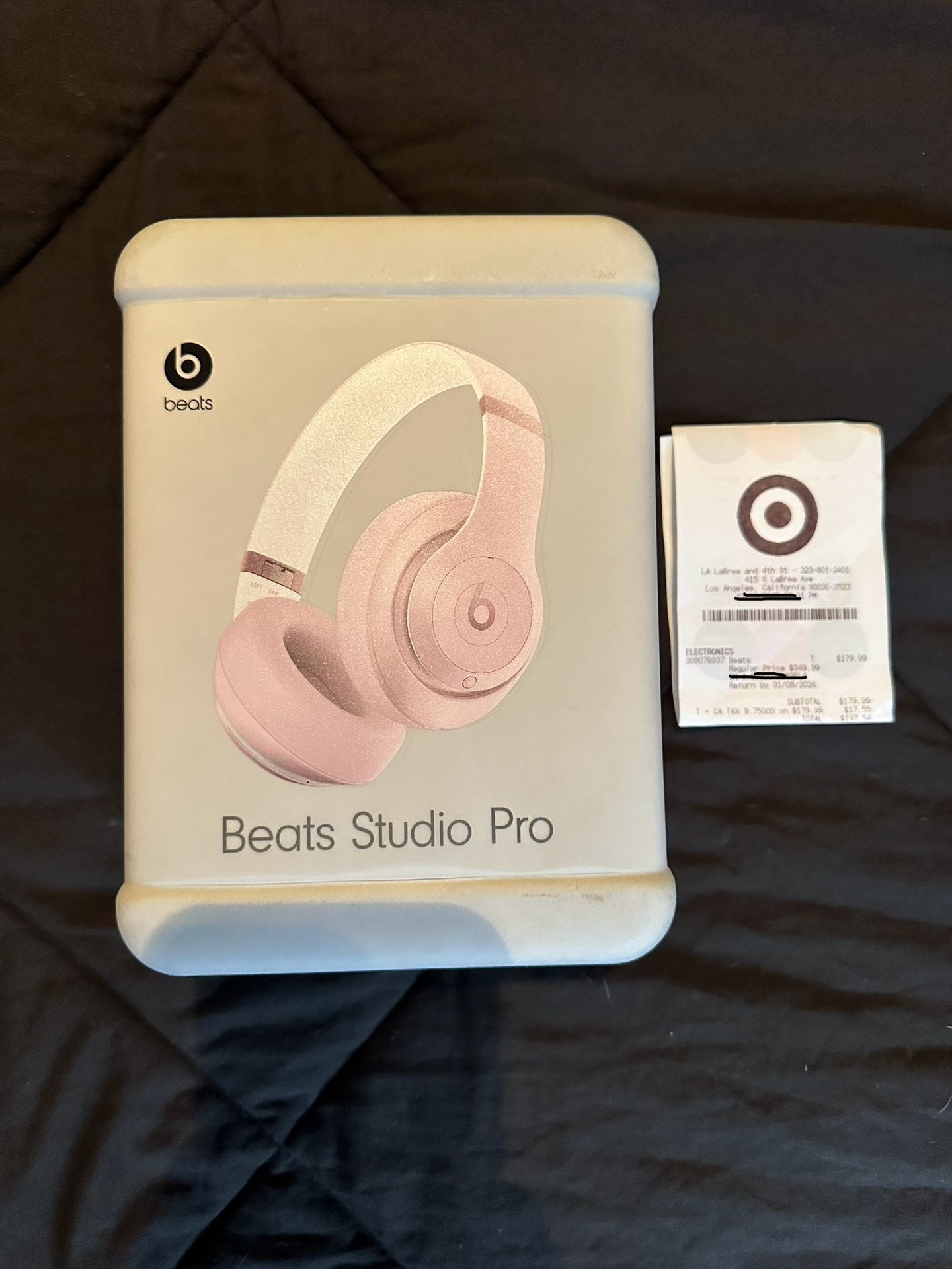 Beats Studio pro matte pink wireless headphones