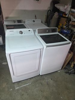 Samsung Washer And Electric Dryer Large Capacity