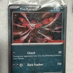 Yveltal (Game Stop) Pokemon Card