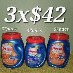 3 Persil (2 Persil 57pacs/1 Persil 42pacs)