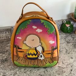 Loungefly Peanuts Snoopy & Charlie Brown Backpack Happiness Is A Warm Puppy