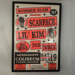 97’ Summer Slam Original Concert Poster 