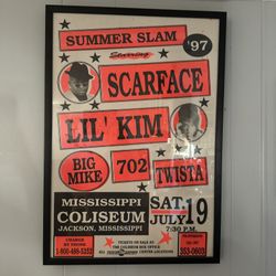 97’ Summer Slam Original Concert Poster - 