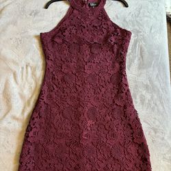 Lulus Floral Lace Mini Dress 