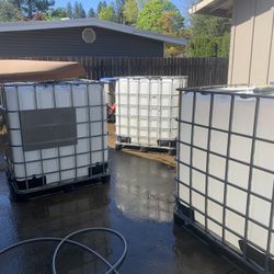 360 Gal. Containers Used For Rain Water Storage 