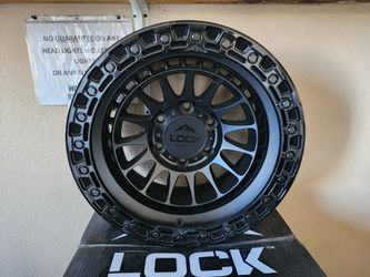 17" LOCK OFF-ROAD WHEELS TACOMA 4RUNNER TUNDRA SEQUOIA SILVERADO SUBURBAN TAHOE SIERRA TITAN