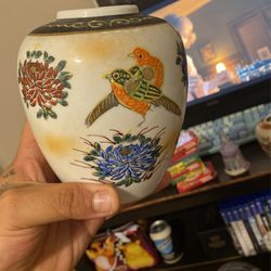 Oriental Ginger Jar Handmade 