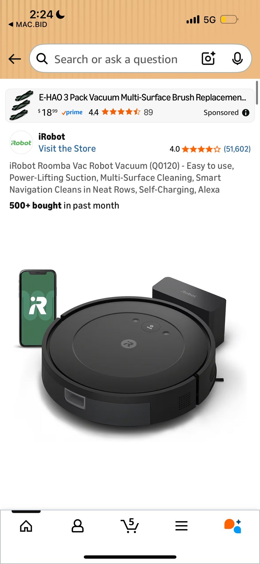 Roomba Vacuum