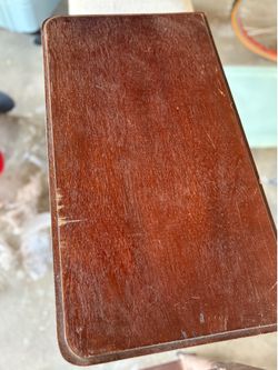 Two wooden nightstands