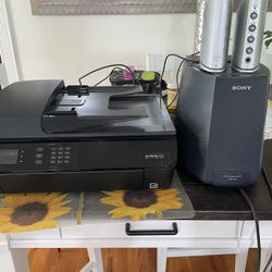 Colored Printer Fax Scan Copy And Entertainment Center