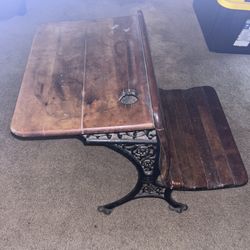 Antique Victorian Orion School Desk #5 Circa 1887