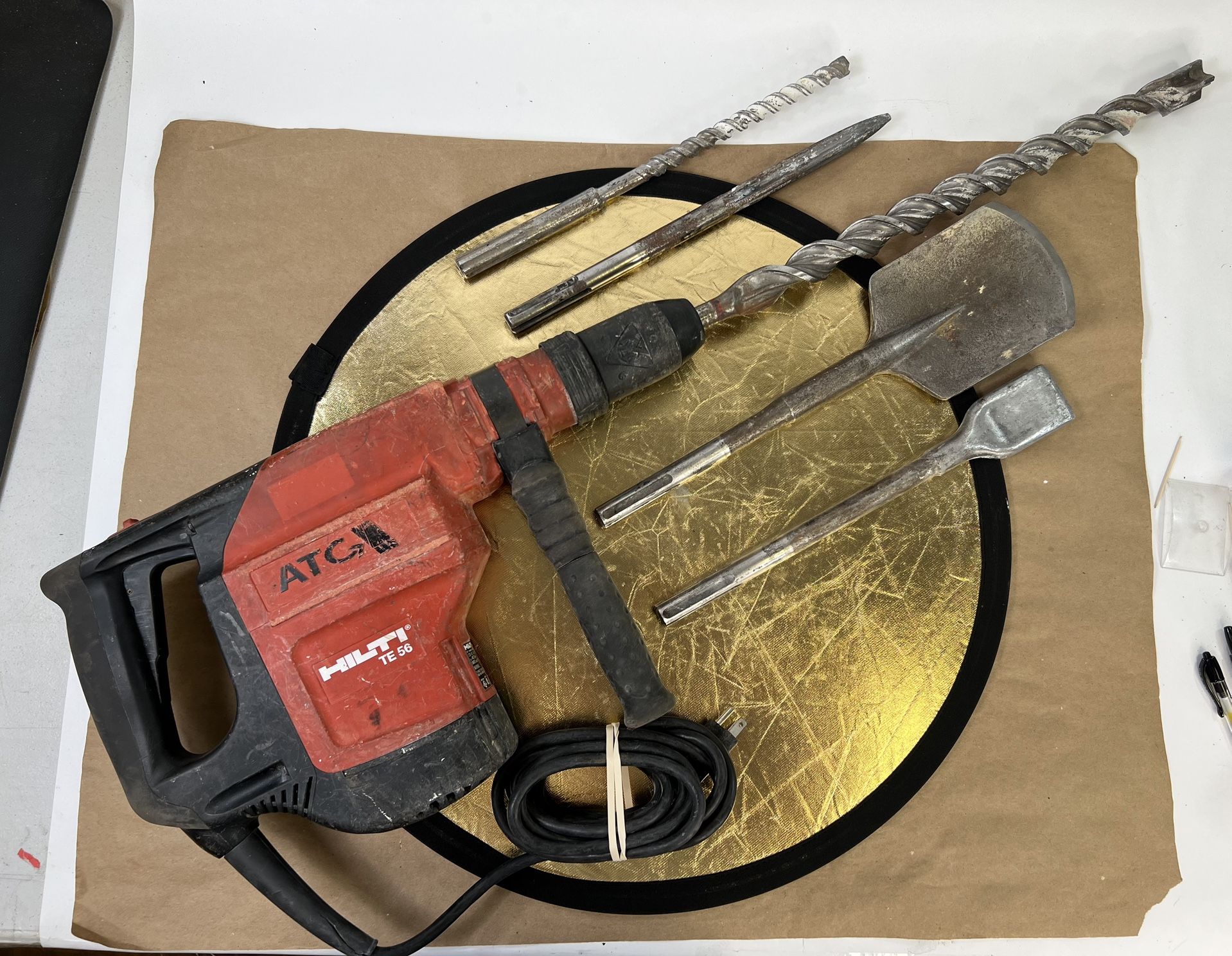 Hilti TE 56 ATC Rotary Hammer Drill With Case And Bits — Preowned 