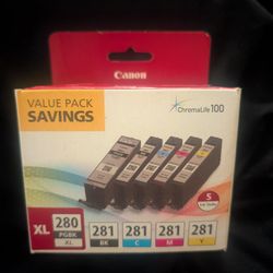 Canon 281 Ink Cartridges - Brand New
