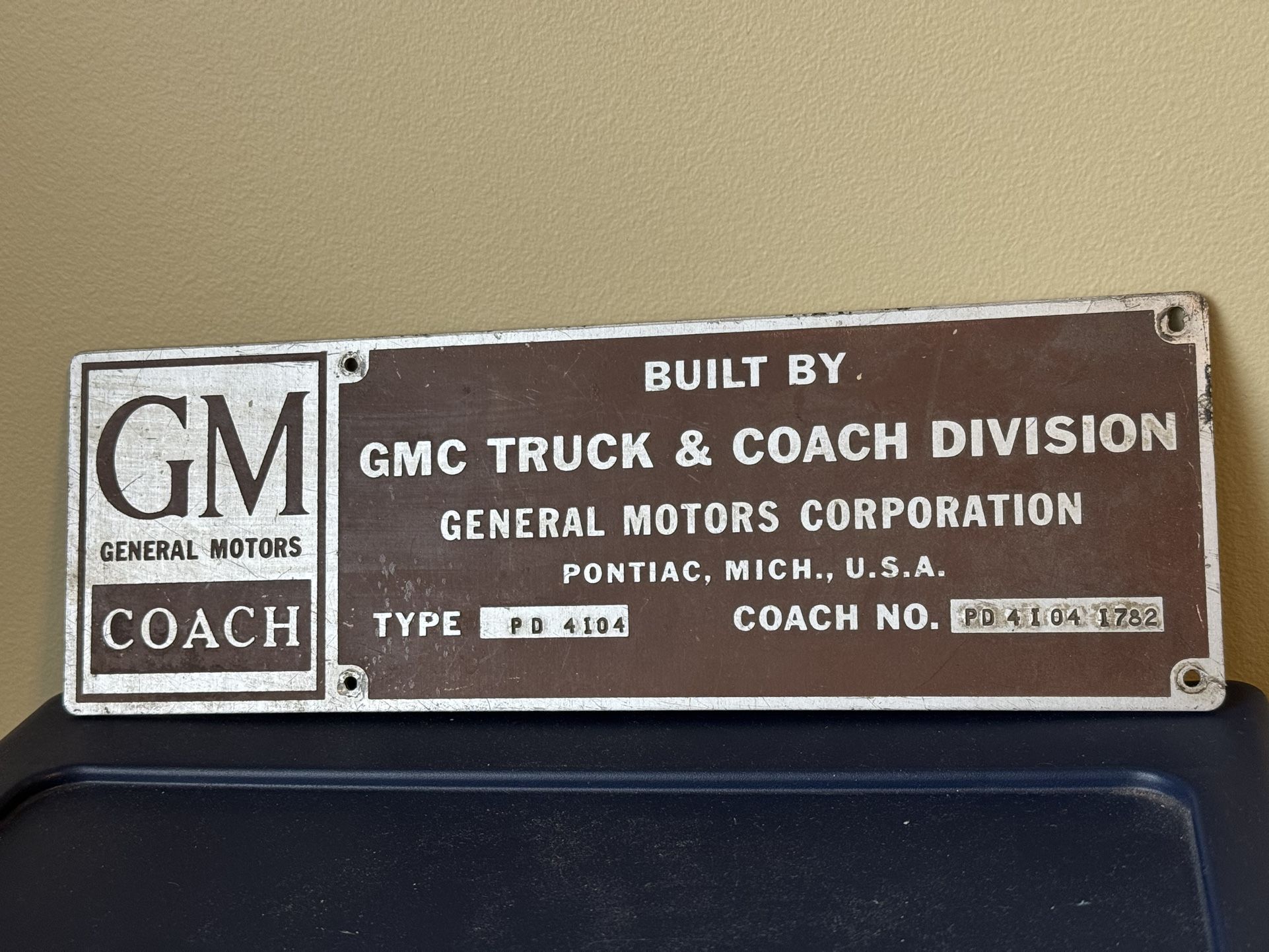 GMC Plaque