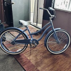 baby blue bicycle