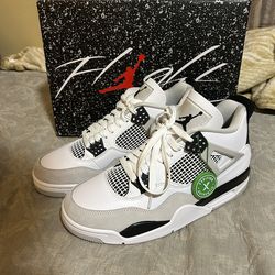 Jordan 4 Retro Military Black Size 10
