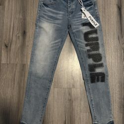 Size 32 Plight Blue Purple Jeans 
