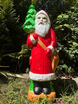 RARE 1989 30” Father Christmas Blow Mold-Vintage