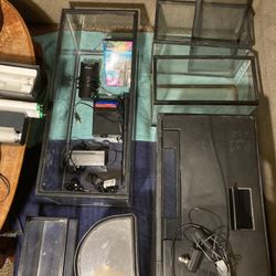 Aquariums30g-2.5g  / Filters / Heaters / Lights 