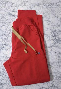 Figs Scrub pants spring color reddish orange M/T