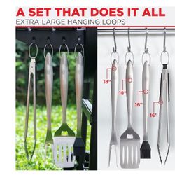 ALPHA GAILLERS BBQ TOOL SET